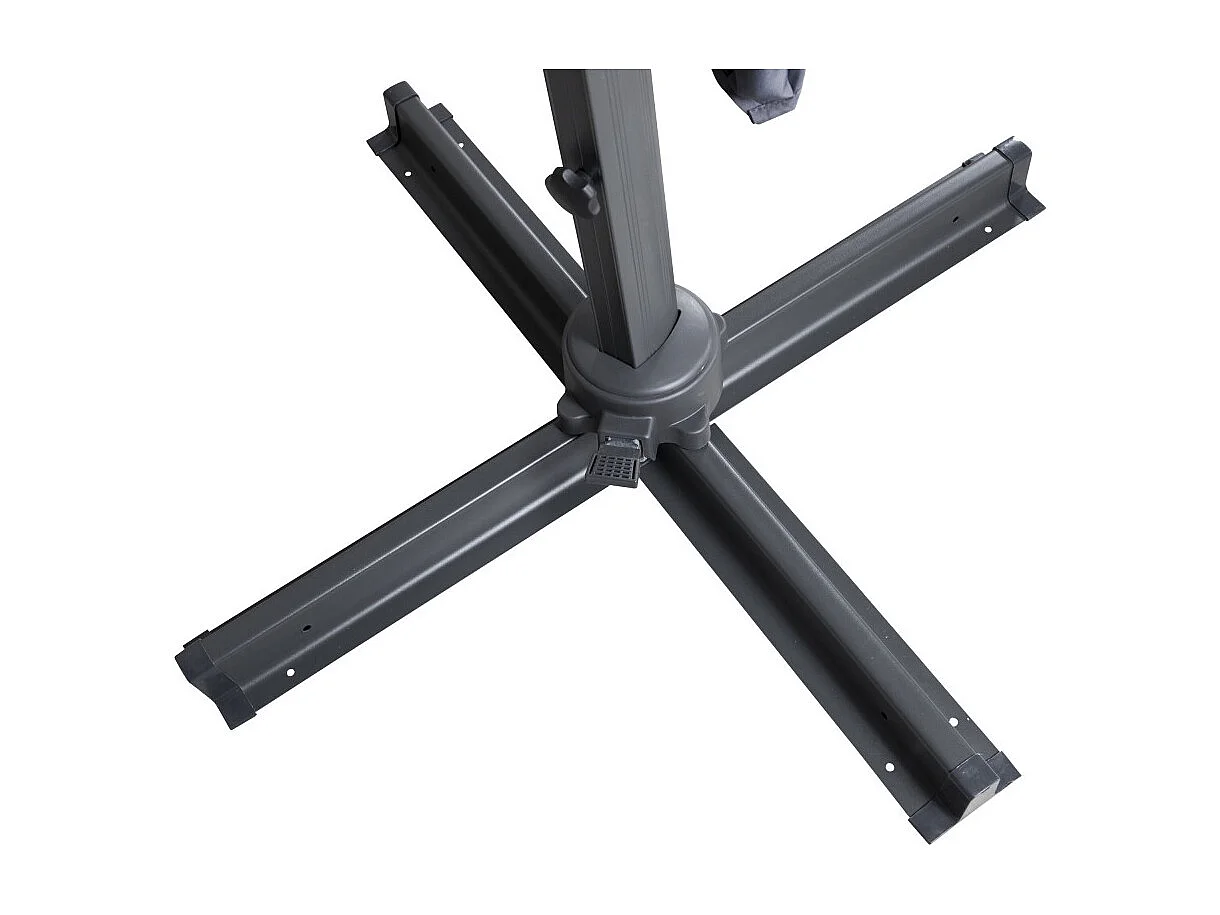 Parasol Design "Leeds" 293cm Gris Foncé