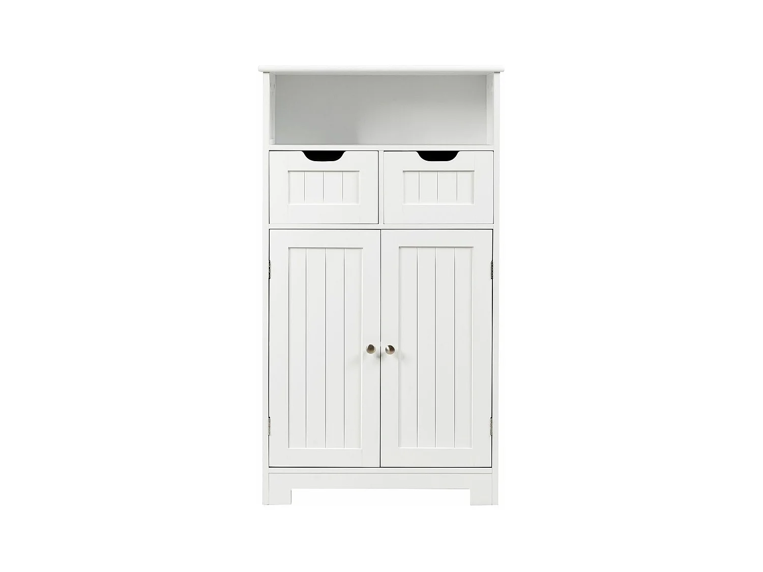 Meuble de rangement de salle de bain, Armoire Rangement de Toilette, Commode blanche de toilette/chambre  60 x 30 x 109 cm
