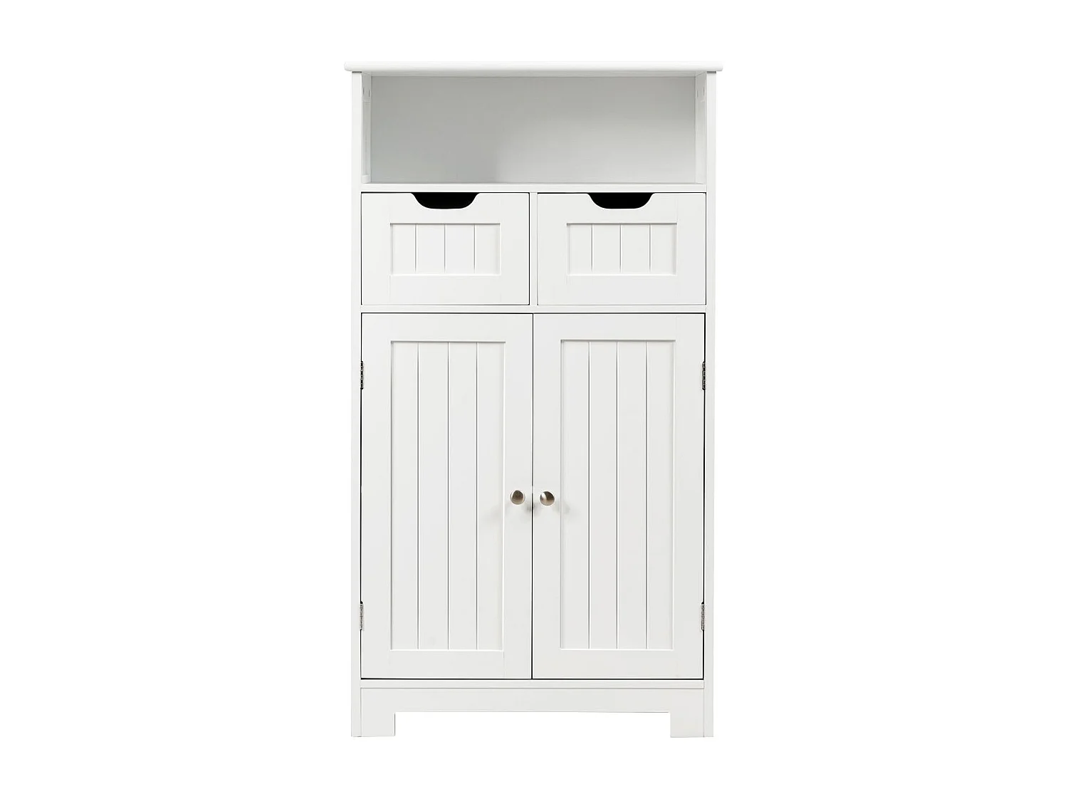 Meuble de rangement de salle de bain, Armoire Rangement de Toilette, Commode blanche de toilette/chambre  60 x 30 x 109 cm