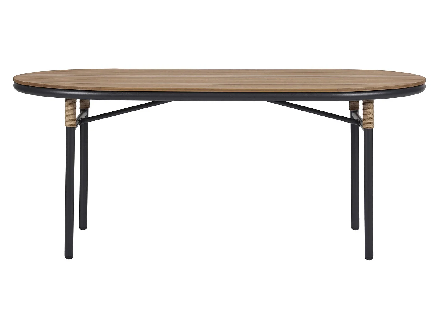 Romeo table de jardin 92x180 cm teck décor.