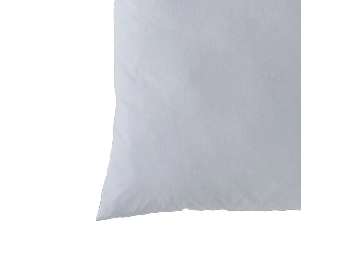 Funda de cojín Ethere Maison lisa algodón perla 80x80 cm