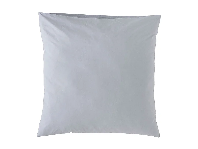 Funda de cojín Ethere Maison lisa algodón perla 80x80 cm