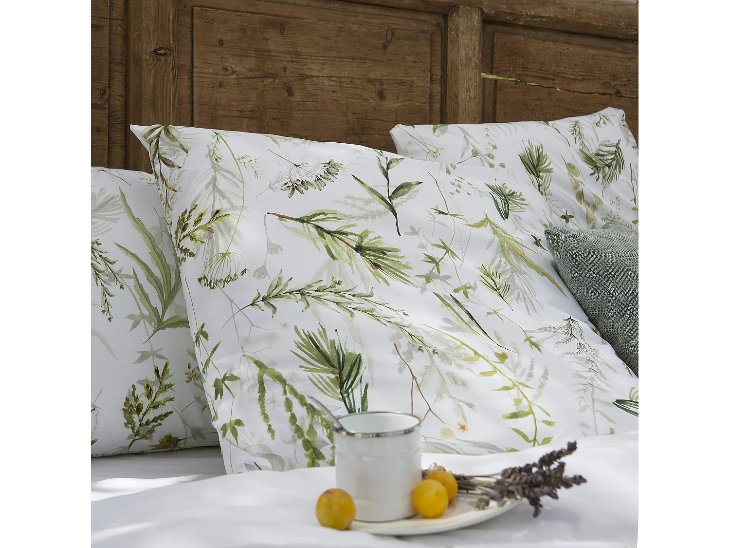 Housse de coussin Bongo 65X65 coton 200 fils.