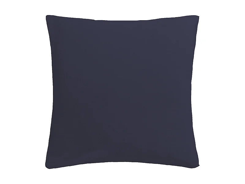 Funda de cojín lisa Jeans 80X80 algodón 200 hilos.