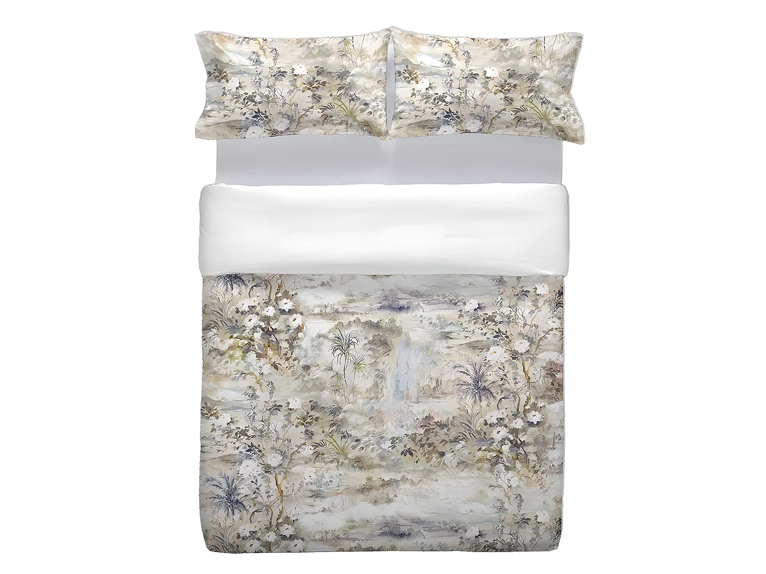 Funda de almohada Issei 50x80 cm, algodón 200 hilos.