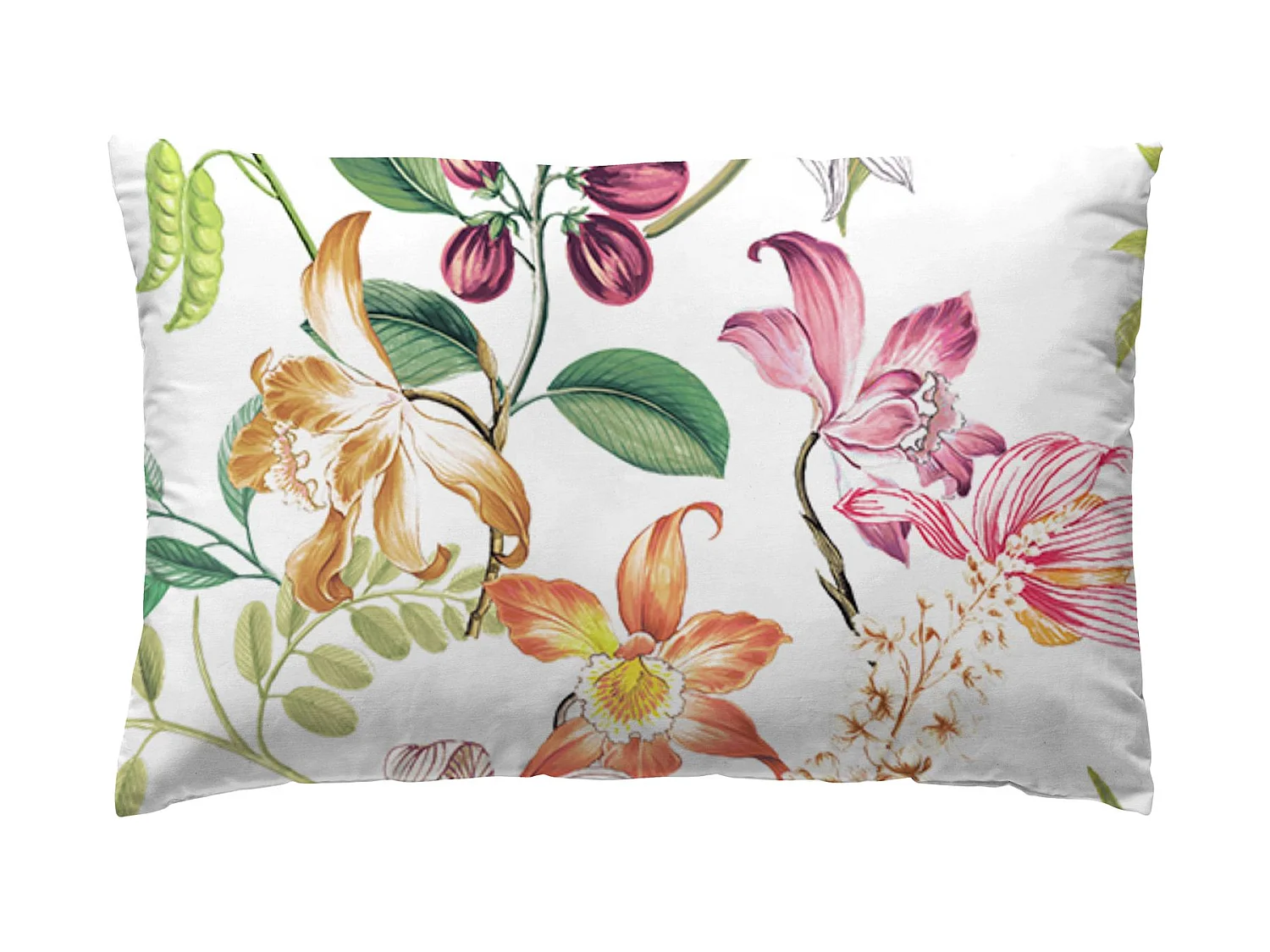 Funda de almohada Circinus 50x80 cm, algodón 200 hilos.