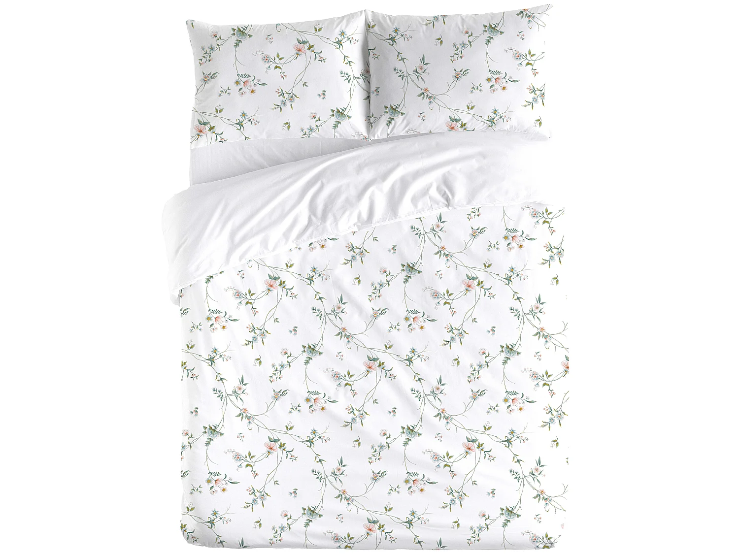 Funda nórdica Avila cama 135 cm - 220x220 cm, algodón 200 hilos. Cierre con botones.