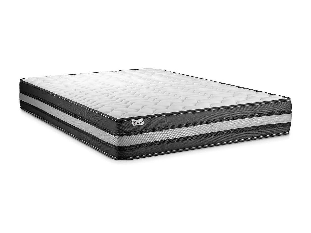 Matratzenset VITAL POWER ZEN 160 x 200 cm Bettrahmen Kit grau