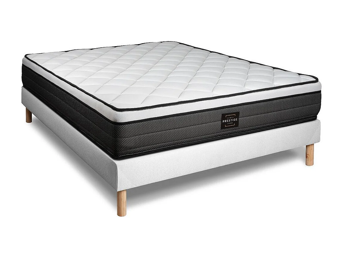 Ensemble Suite 160x200 Ressorts ensachés, mémoire de forme 5 zones