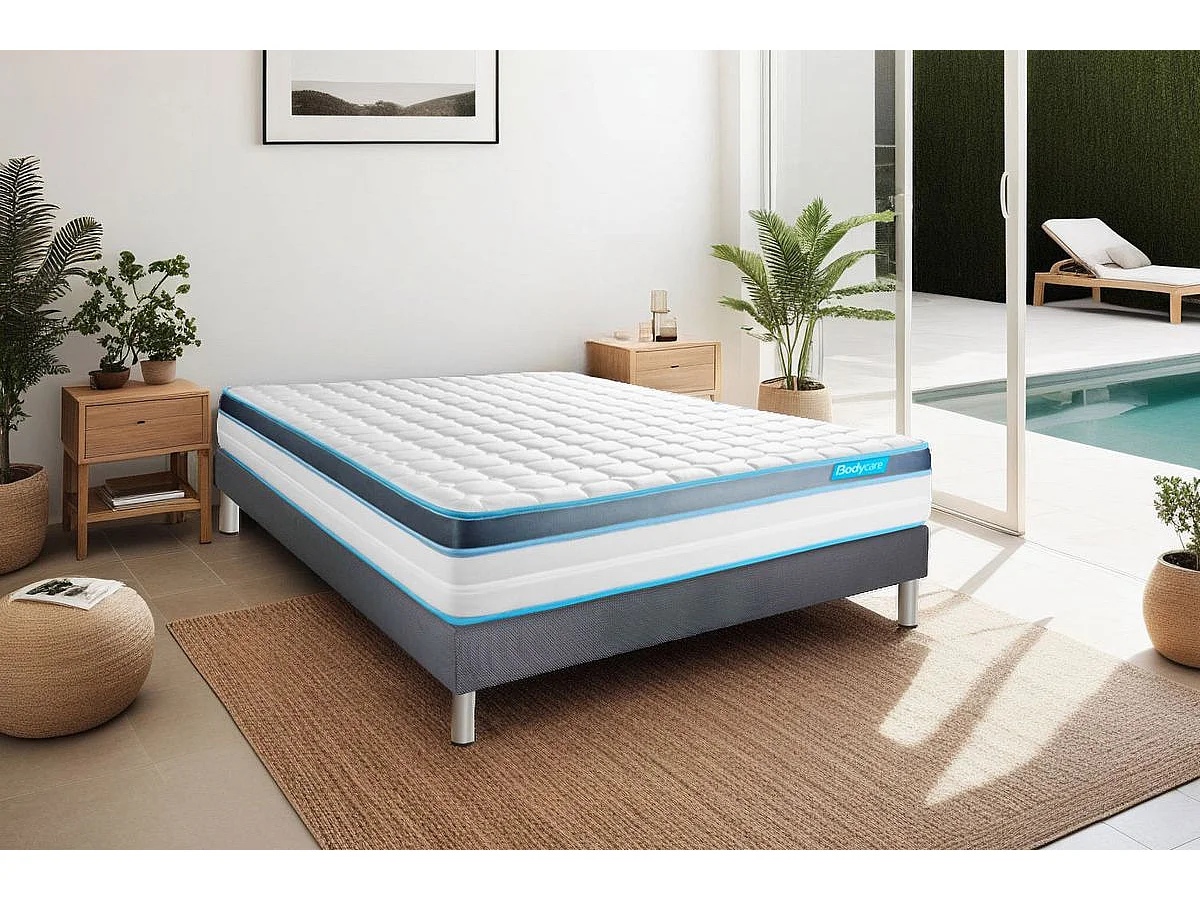 Ensemble PERFORM 160x200 Mousse à mémoire de forme ProfiZone 5 zones Ultra épaisseur