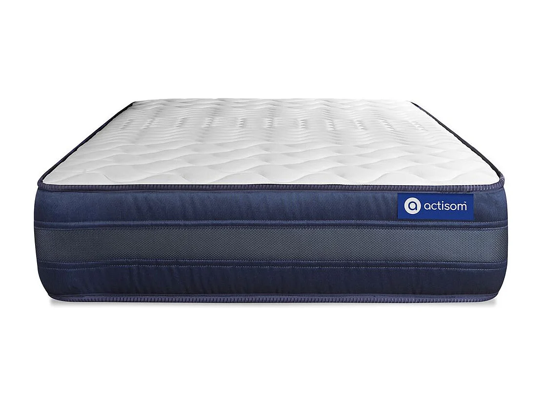 Lattenbodem en Actimemo tech matras 90x190cm , matrasdikte : 24 cm , traagschuim , zeer stevig, 5 comfortzones