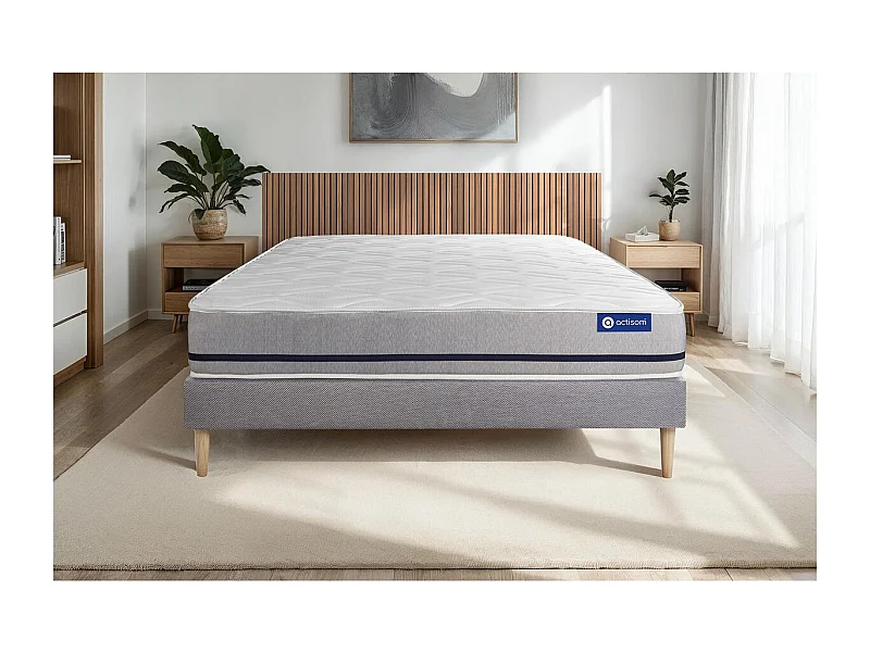 Kit rete e materasso matrimoniale Actimemo soft 180x200cm - Spessore : 20cm- memory foam - Moderatamente rigido