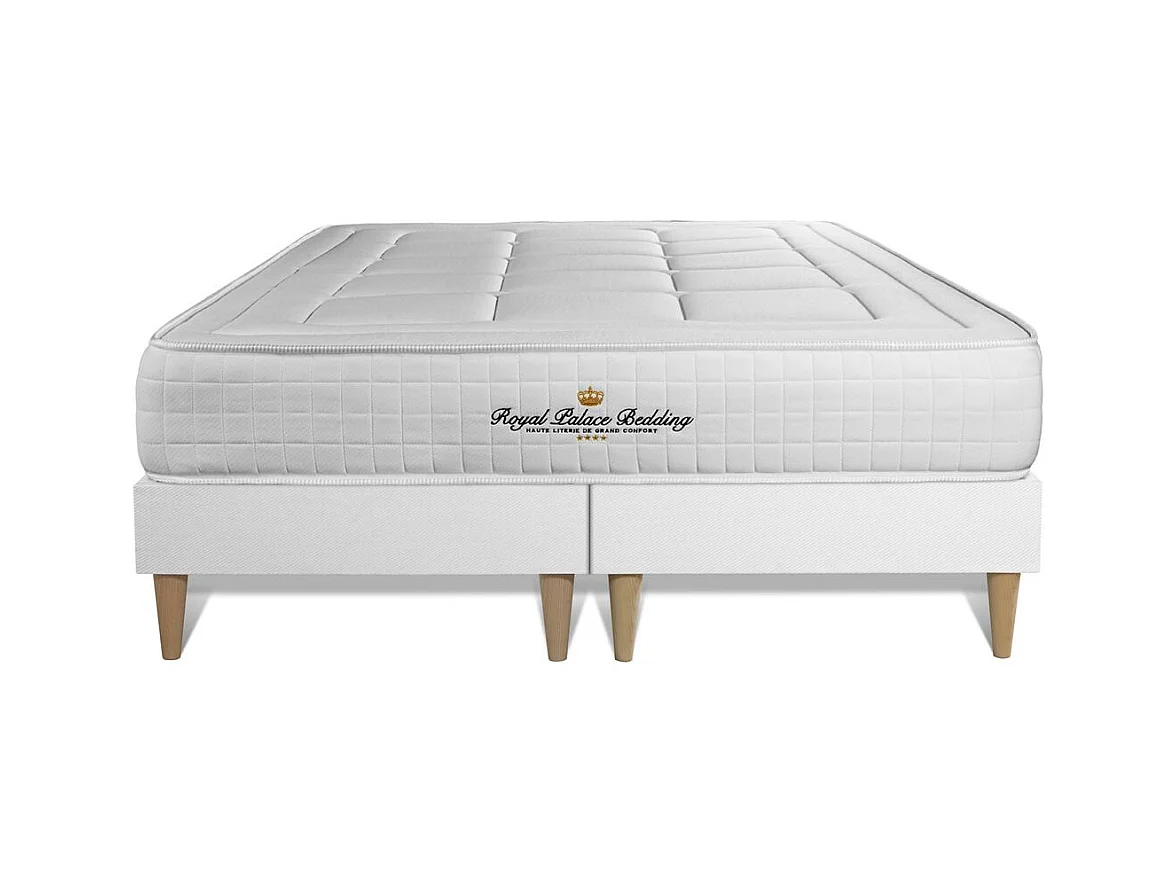 Ensemble matelas à mémoire de forme maxi épaisseur Balmoral 180x200 double sommier