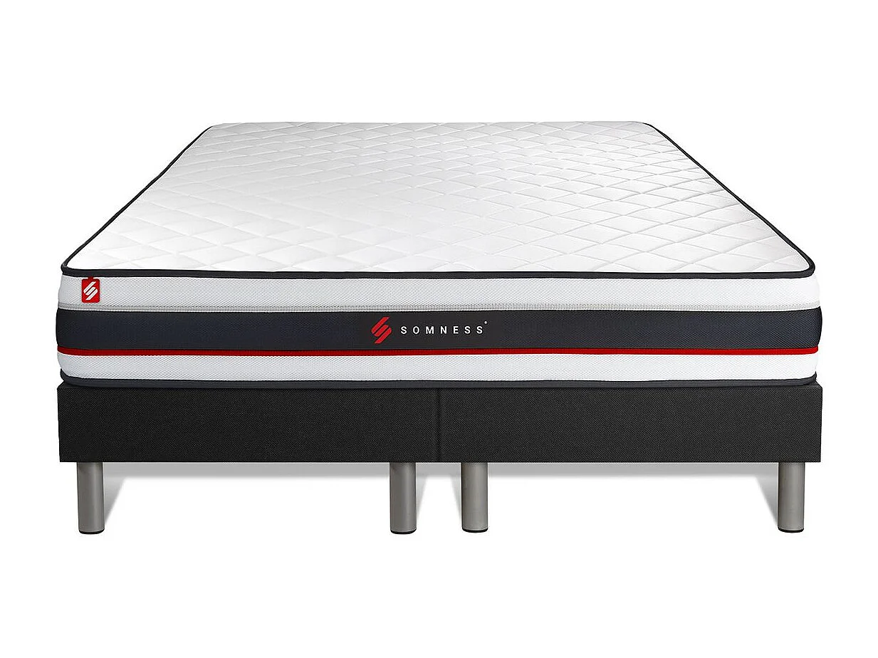Ensemble double sommier 100x200 + matelas FORM 200x200