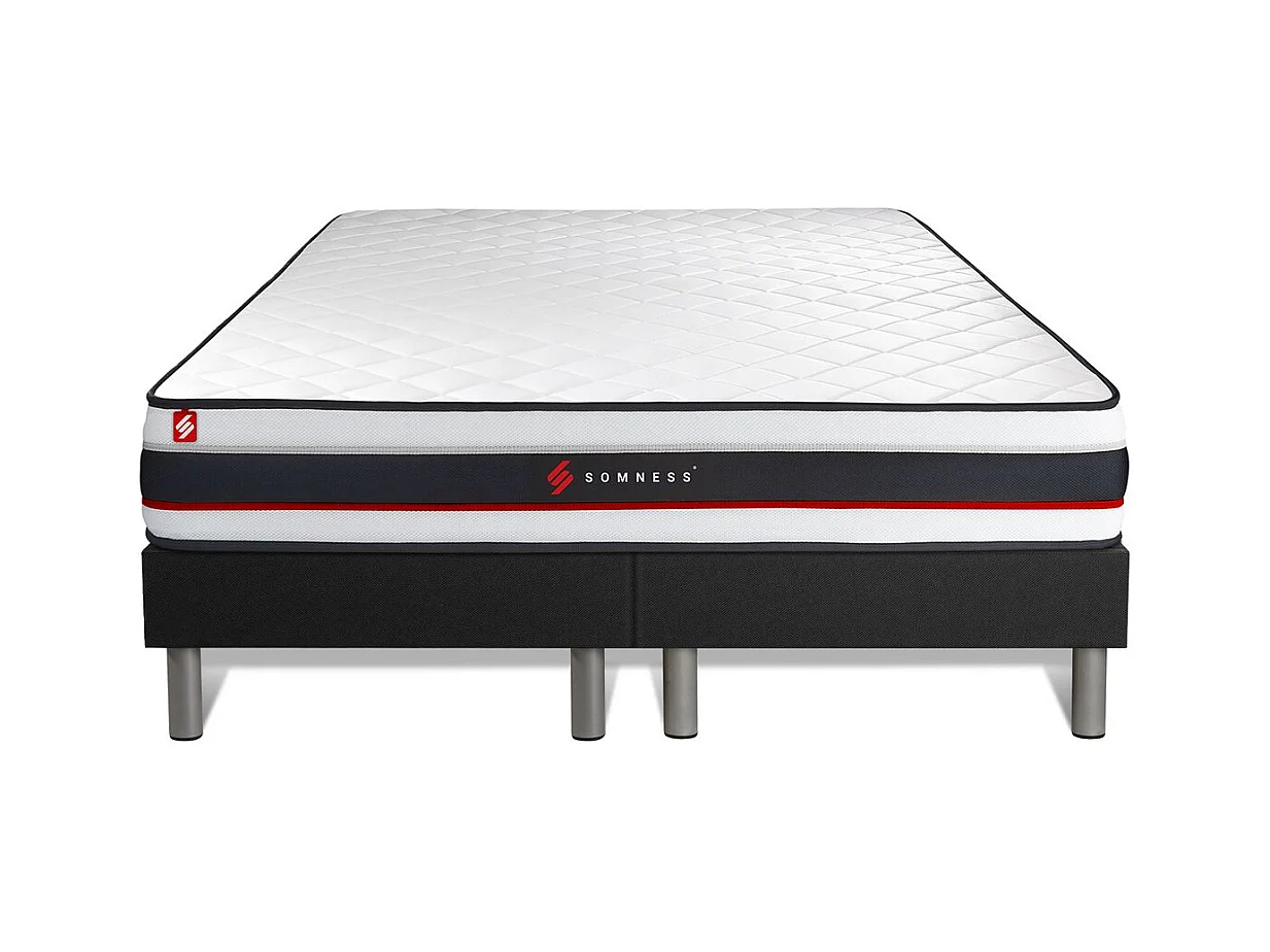 Ensemble double sommier 100x200 + matelas FORM 200x200
