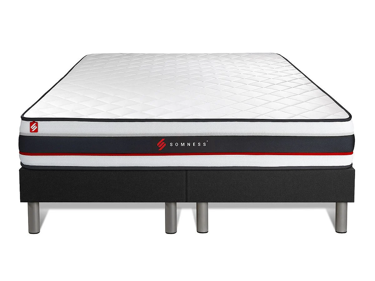 Ensemble double sommier 100x200 + matelas FORM 200x200