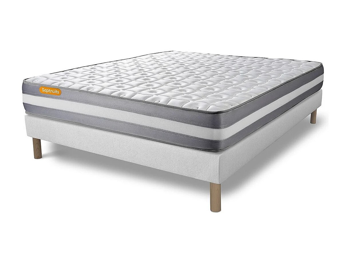 Matelas + sommier 160x200 Memo Plus Mémoire de forme 3 zones