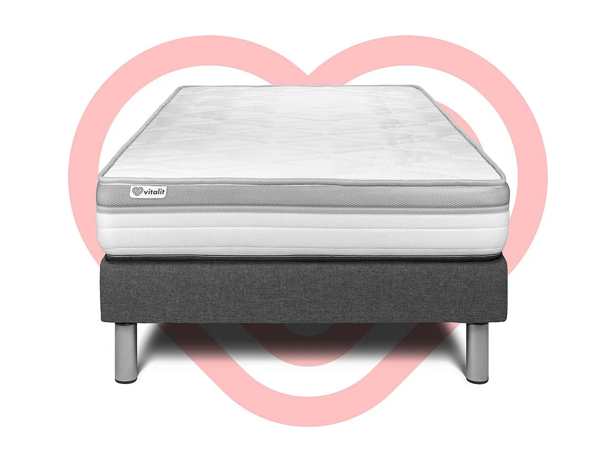 Matras en onderstel 90x200 cm - Vital Relax