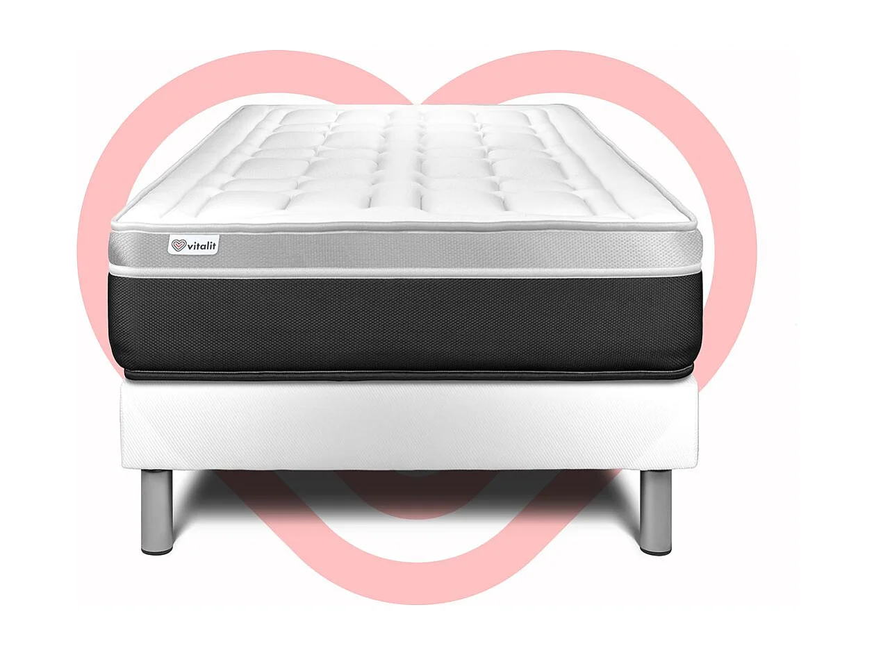 Matras en onderstel 90x200 cm - Vital Soft