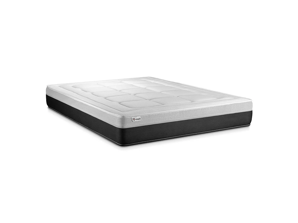Pack prêt à dormir VITAL FORM 180 x 200 cm sommier Kit blanc