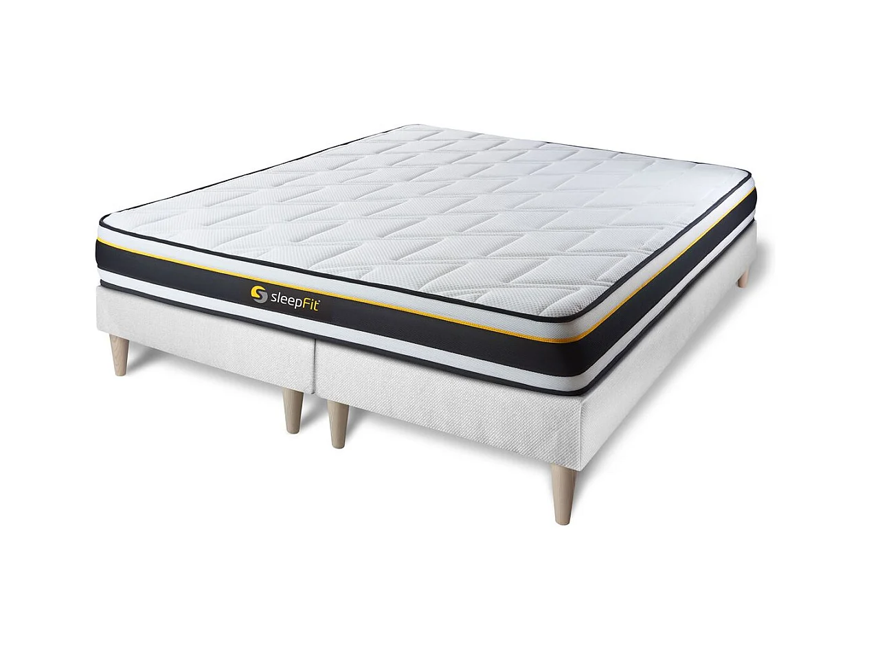 Ensemble double sommier 80x200 + matelas SOFT 160x200
