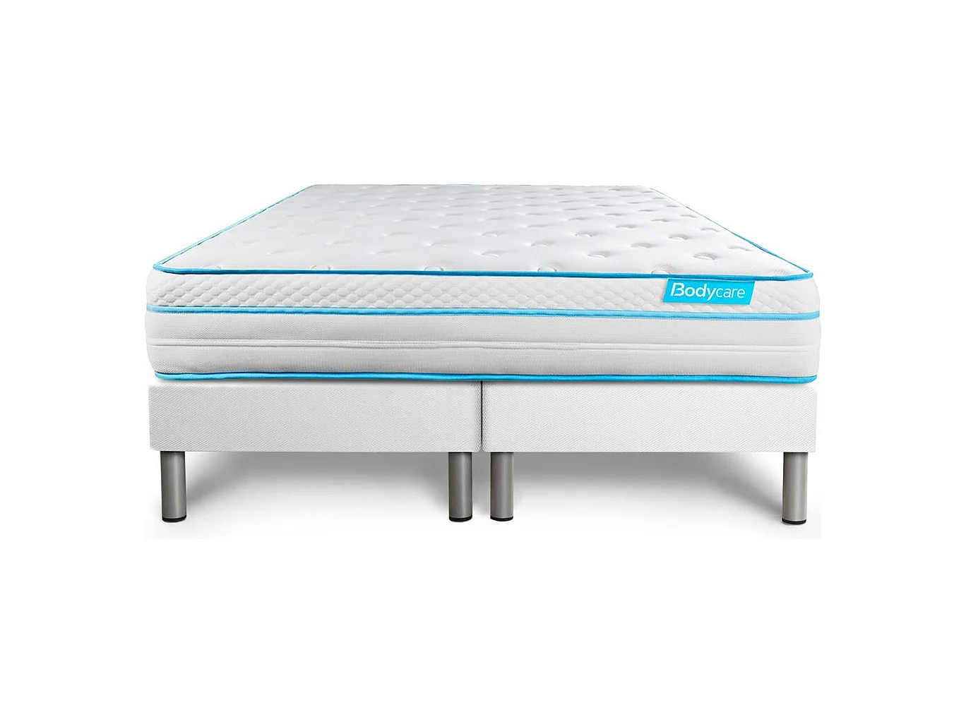 Ensemble BODYZONE+ 160x200 Ressorts ensachés, visco 5 zones Ultra épaisseur