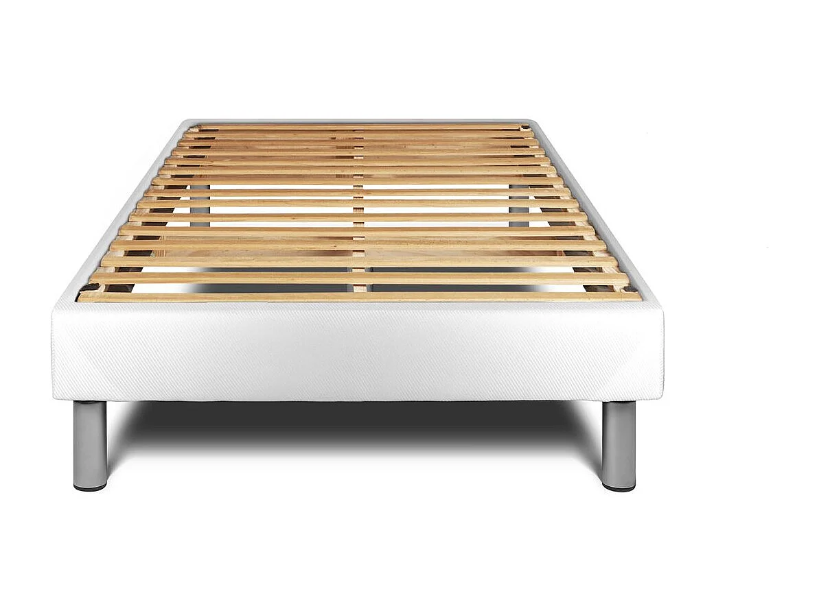 Ensemble VITALSPRING ZEN 90 x 190 cm sommier Kit blanc