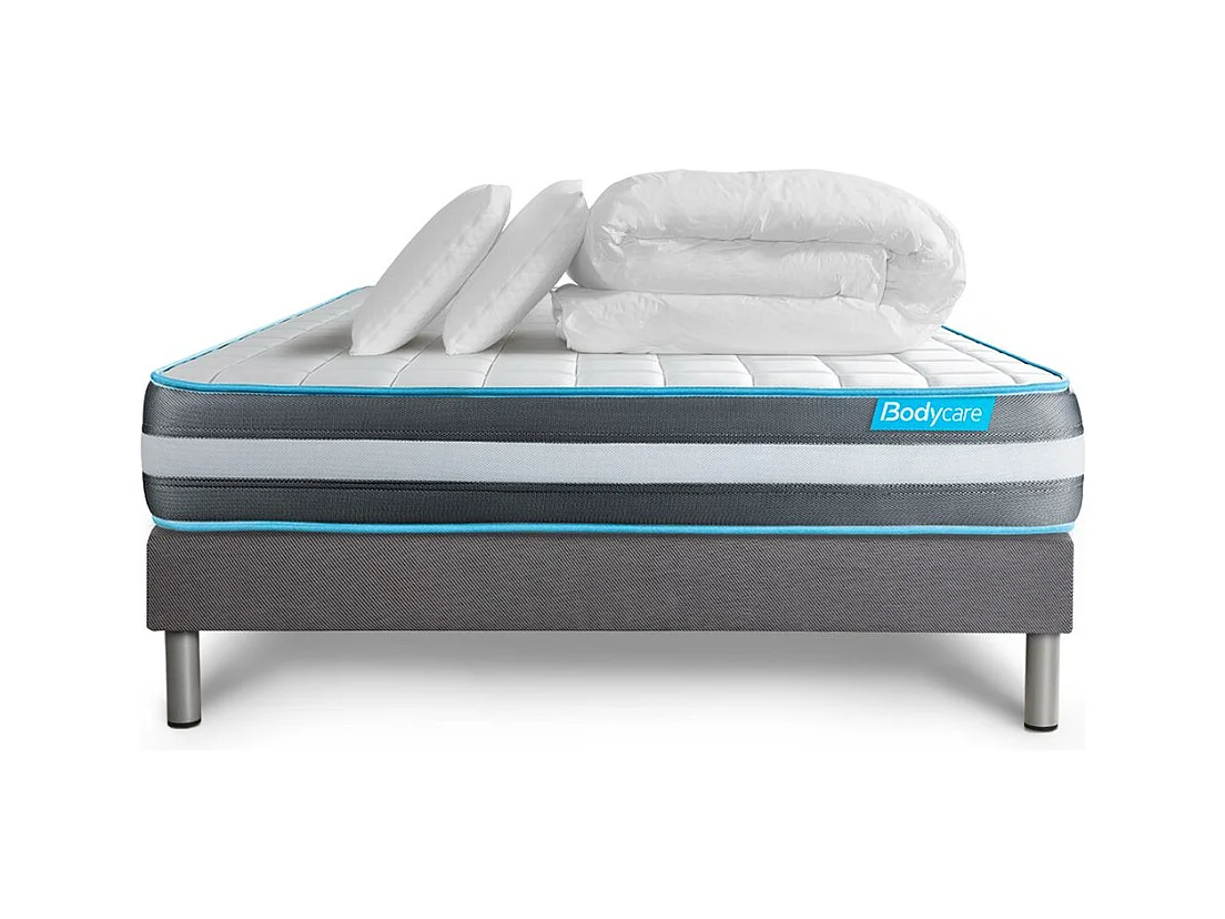 PACK BODYFORM 140x190 Mémoire de forme 3 zones + 2 oreillers + couette