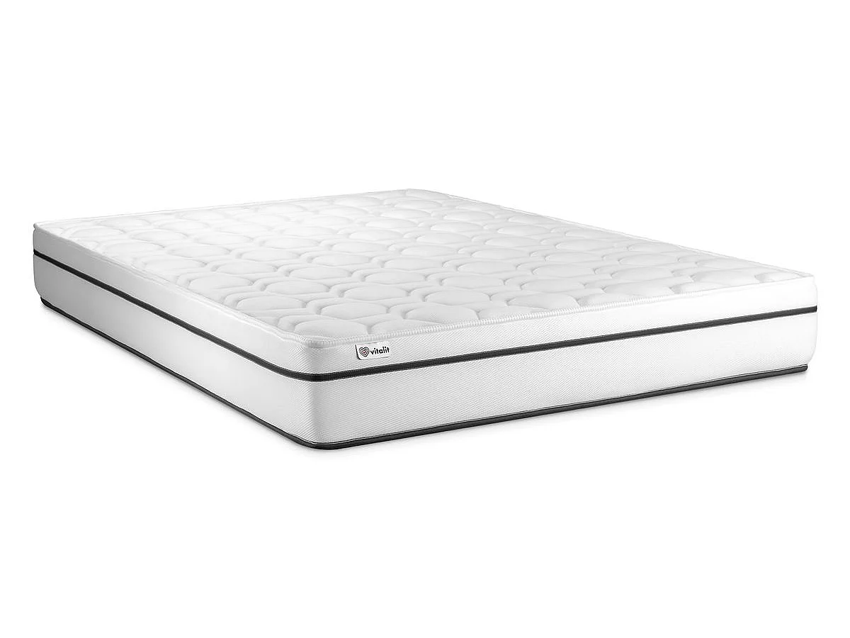 Ensemble VITAL SPA 160 x 200 cm sommier Kit blanc