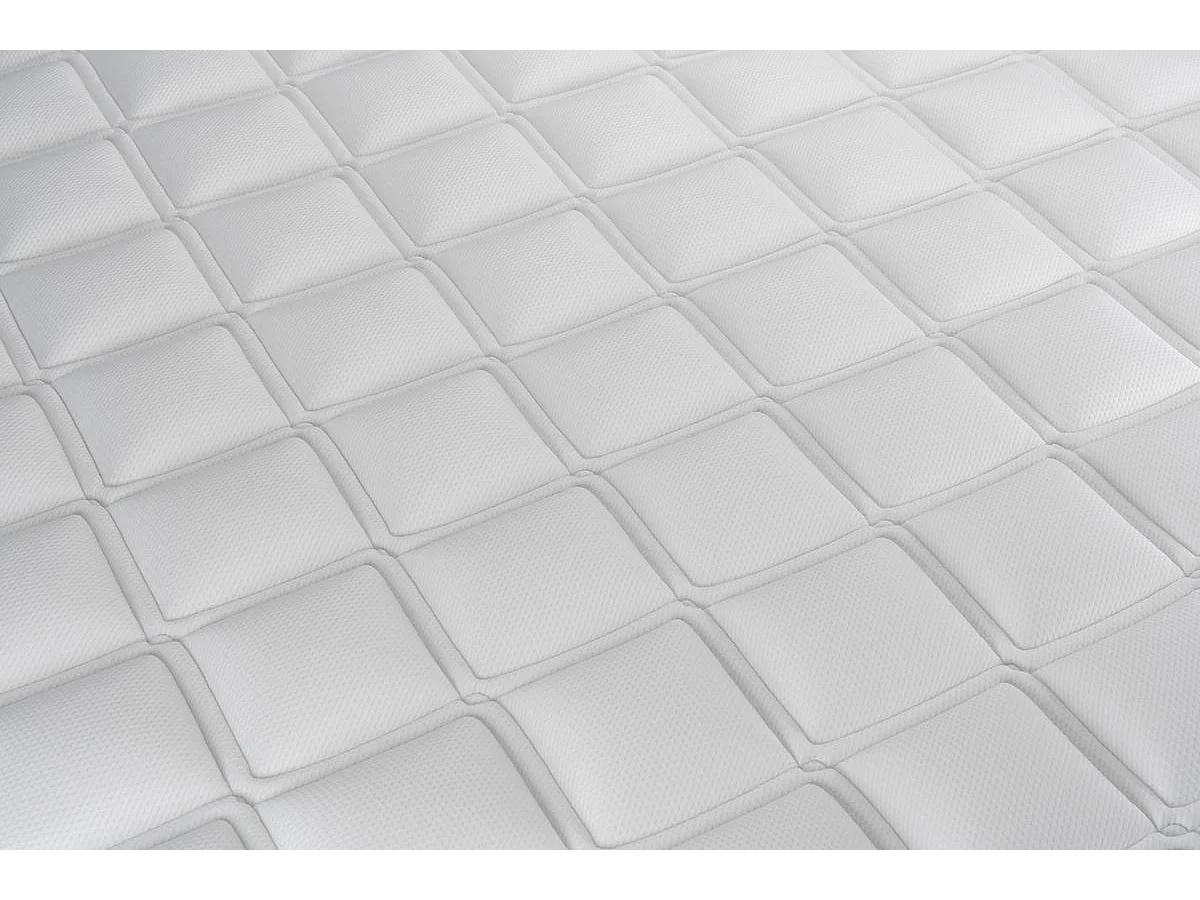 Pack cama completa - Colchón 160x200cm + Somier con láminas (kit) + 2 almohadas + Edredón - Vitalmemo Back