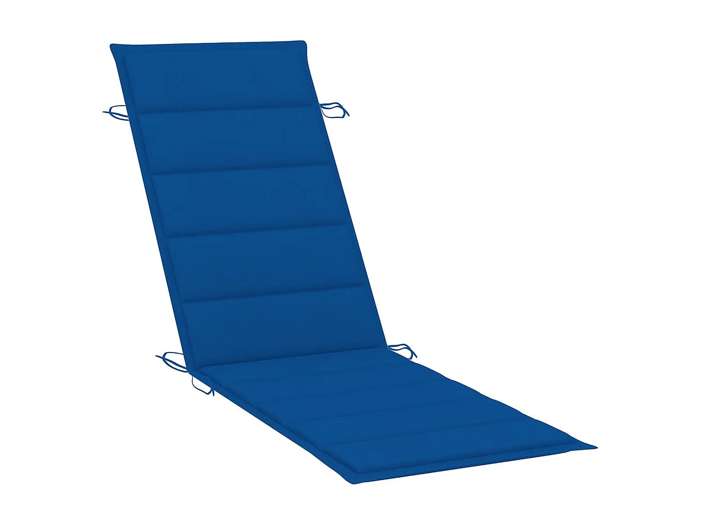 Chaises longues lot de 2 avec coussins Bois d'acacia solide