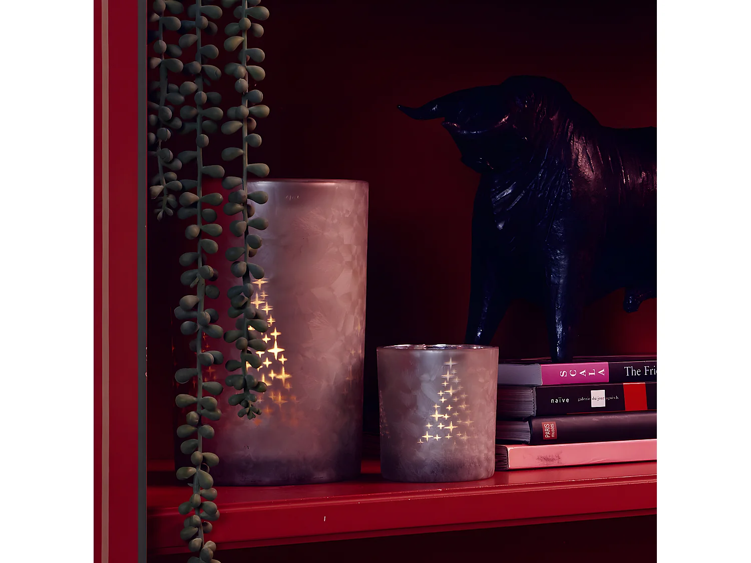 Photophore Starry Petit Format - Gris