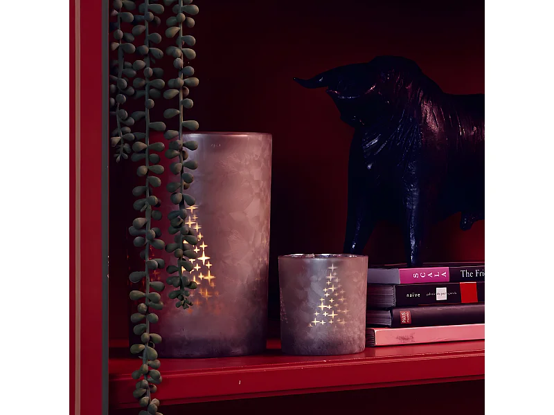 Photophore Starry Petit Format - Gris