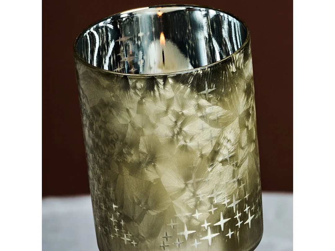 Photophore Starry à pied Grand Format - Gris