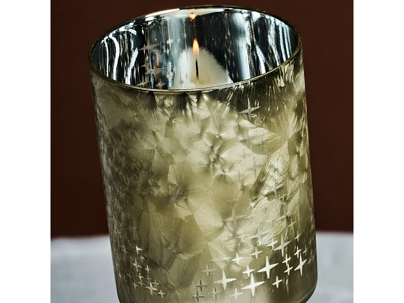 Photophore Starry à pied Grand Format - Gris