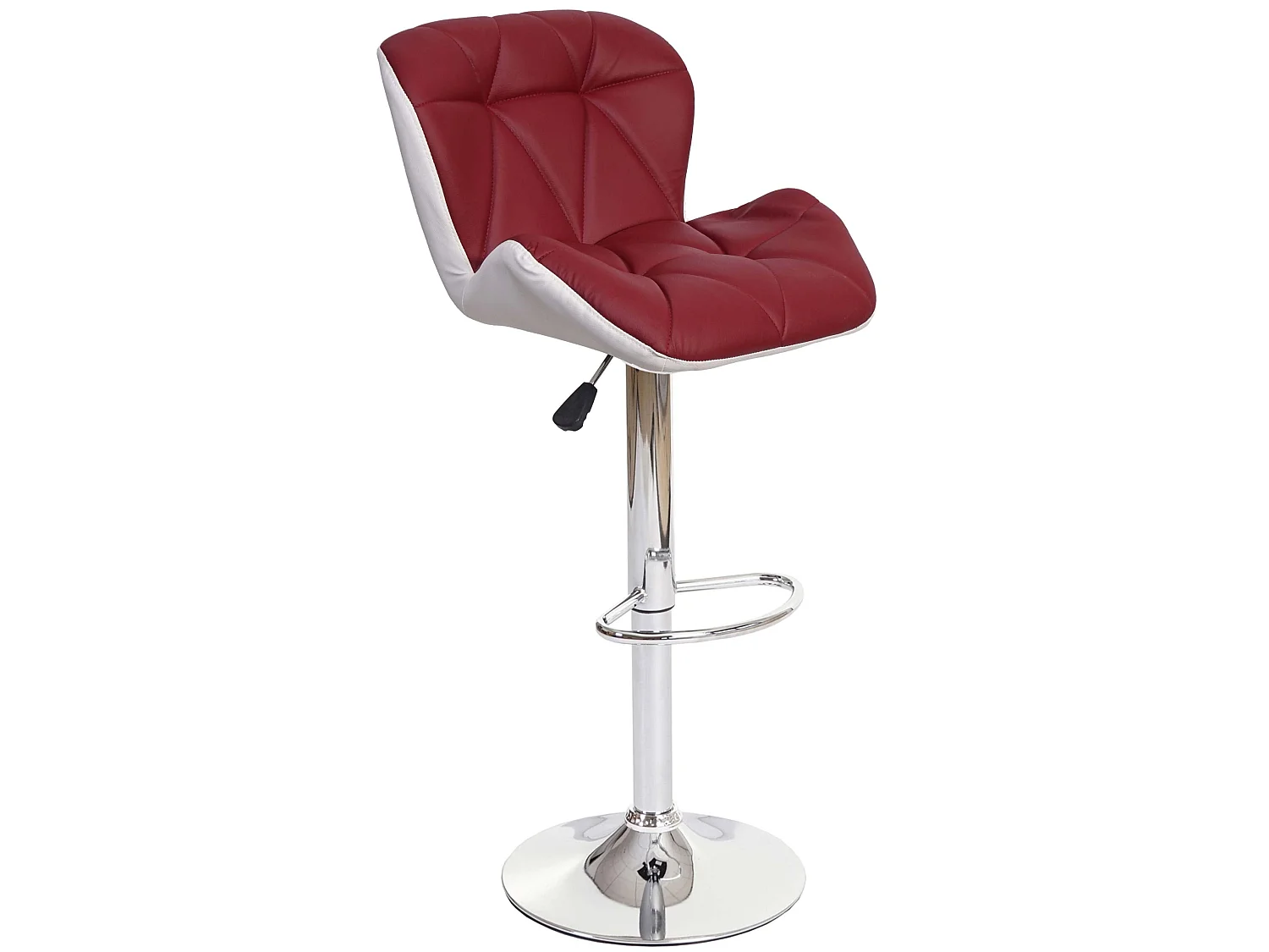Tabouret de bar chaise bordeaux 44 x 49 x 85 cm 04_0001233