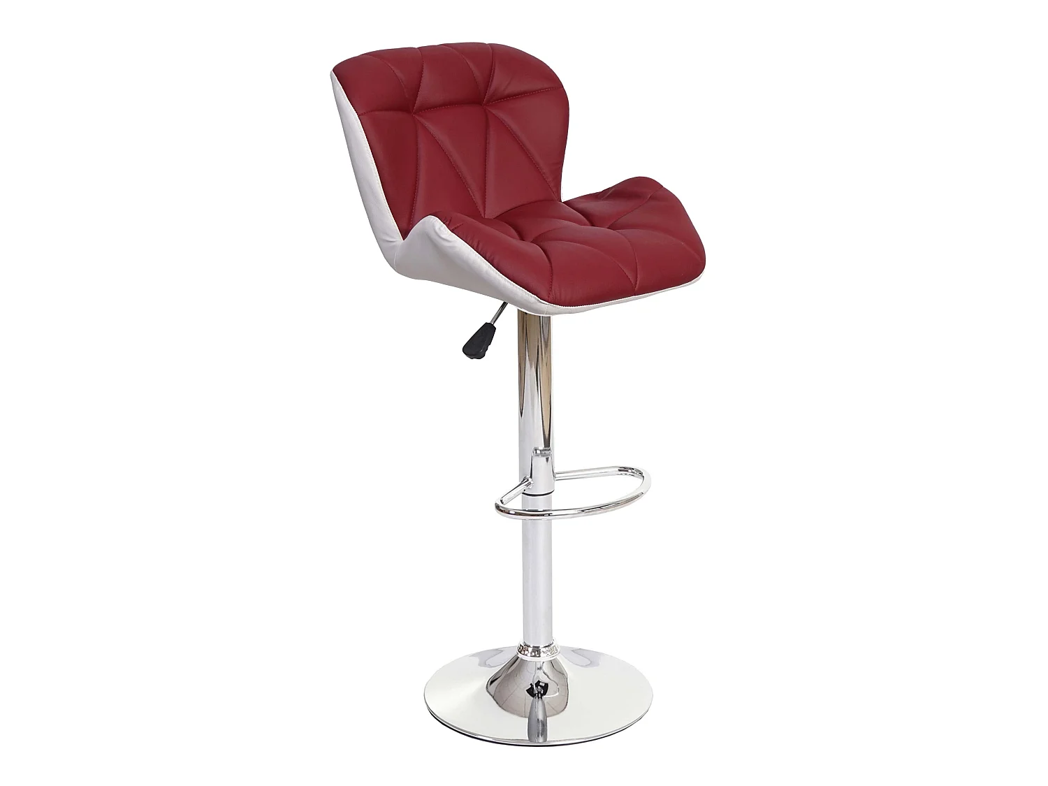 Tabouret de bar chaise bordeaux 44 x 49 x 85 cm 04_0001233