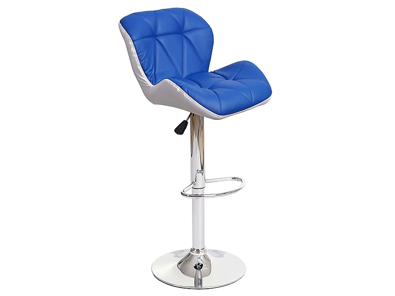 Tabouret de bar chaise bleue 44 x 49 x 85 cm 04_0005259