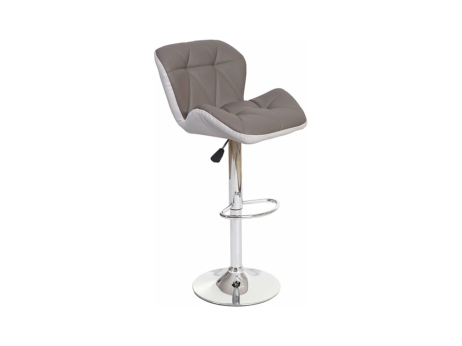 Tabouret de bar chaise grise 44 x 49 x 85 cm 04_0005263