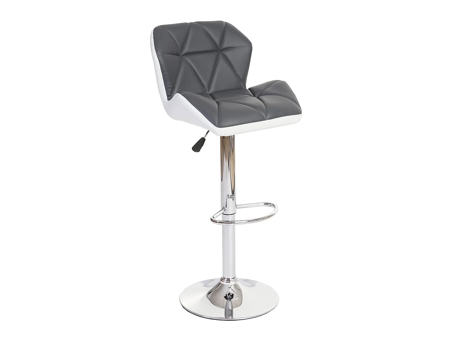 Tabouret de bar chaise grise 44 x 49 x 85 cm 04_0005260