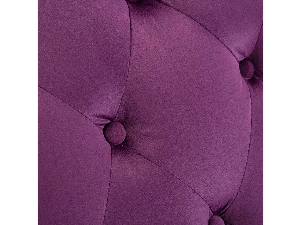 Chaise longue Velours Violet