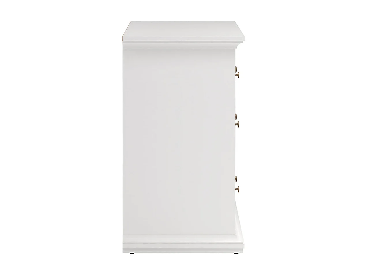 Venise Commode avec 4 grands tiroirs et 4 petits tiroirs, largeur 183 cm, hauteur 86 cm, blanc.