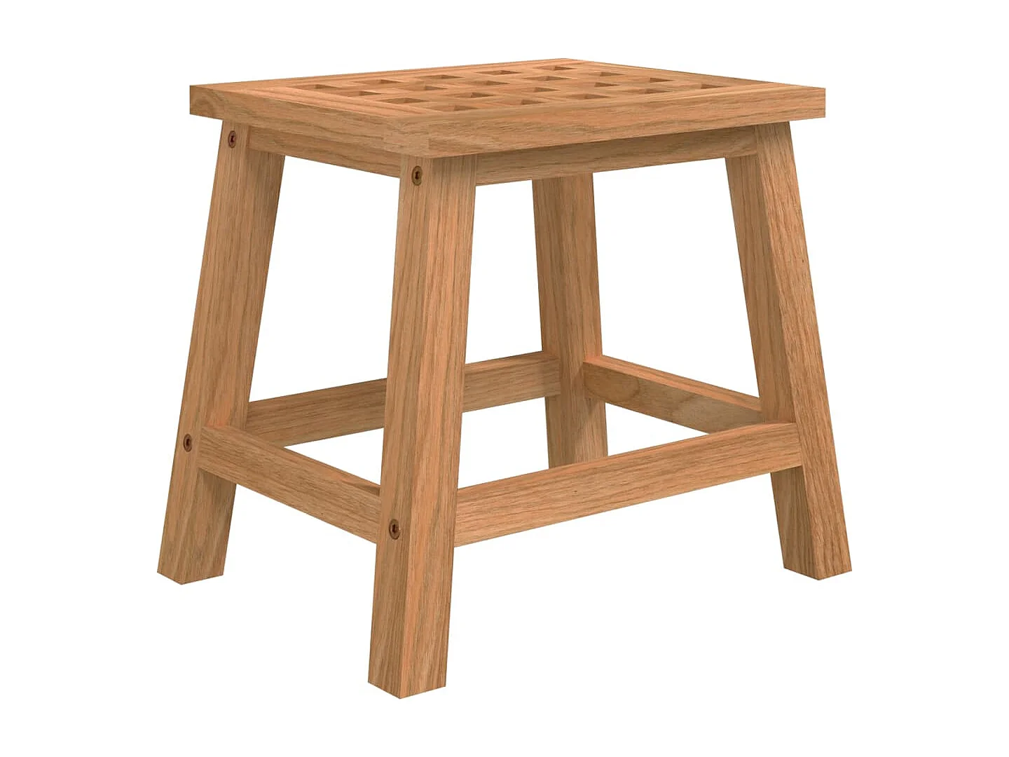 Tabouret 29x22,5x25,5 cm Bois massif de noyer