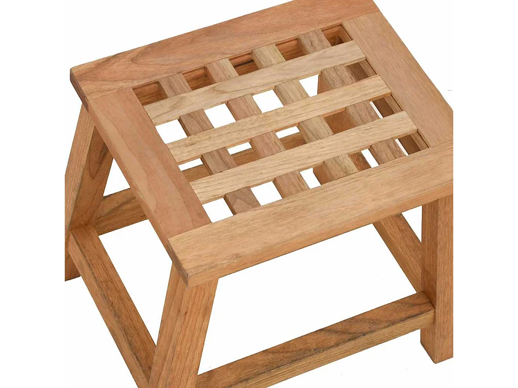 Opstapkrukje 29x22,5x25,5 cm massief walnotenhout