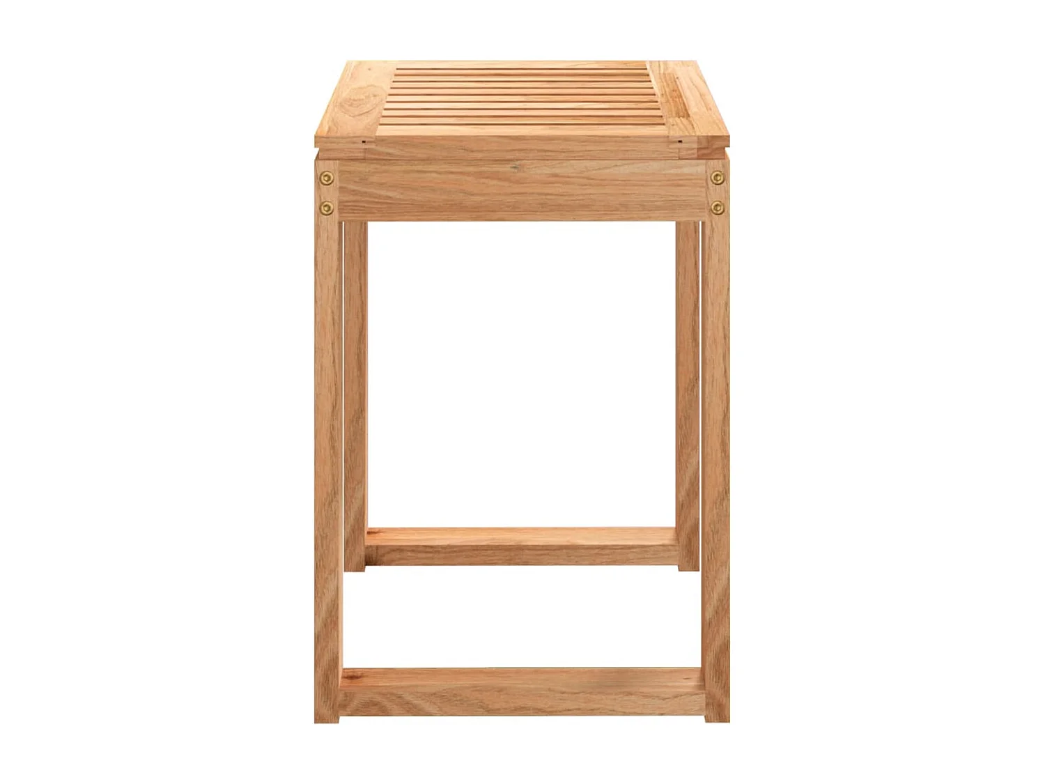 Tabouret de salle de bain 40x30x46 cm Bois massif de noyer