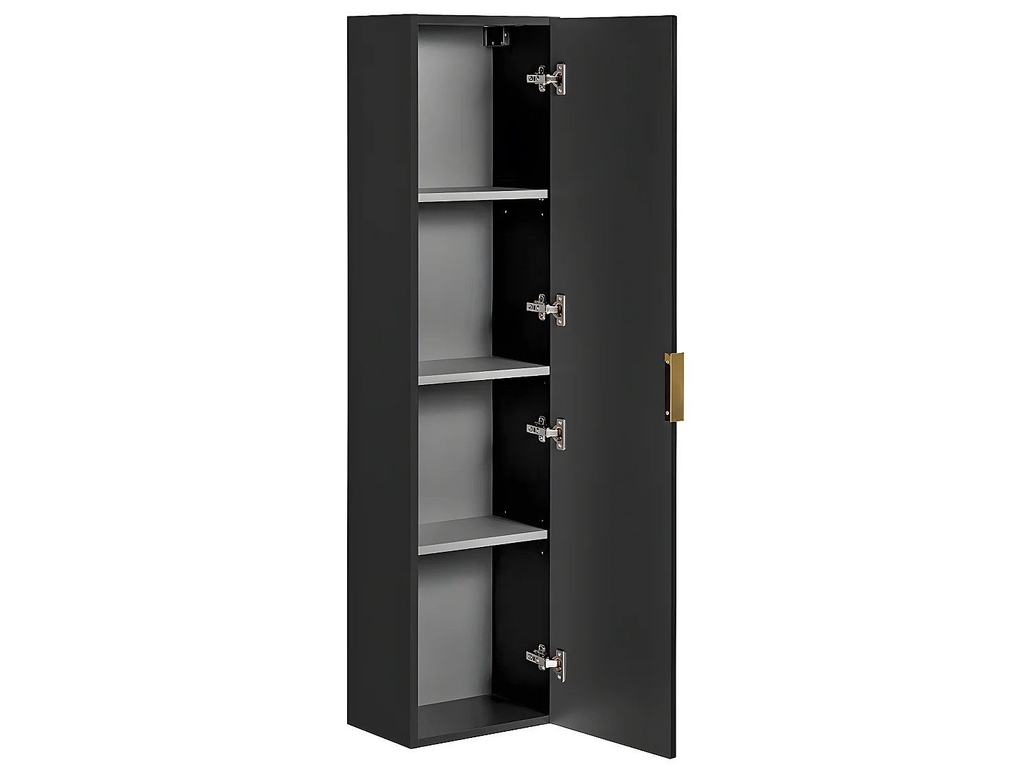 Conjunto mueble doble lavabo encastrado 120cm y columna Adriel Negro