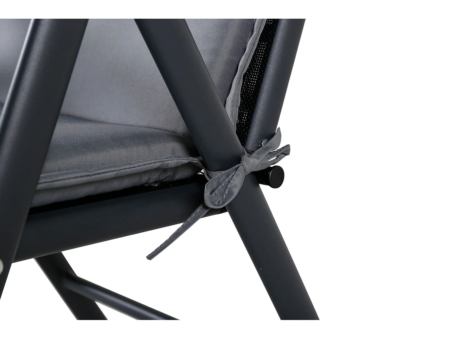 Cushio tuinkussen met hoofdsteun voor 5 pos. fauteuil grijs.