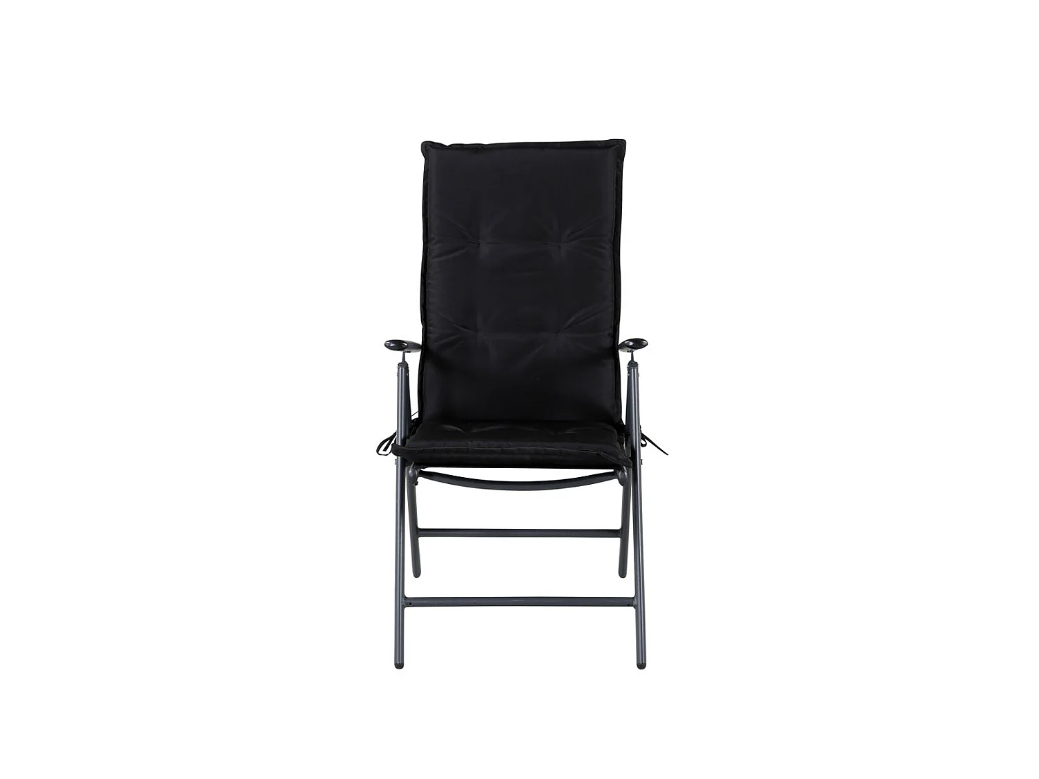 Ellas tuinkussen voor 5 pos. fauteuil zwart.