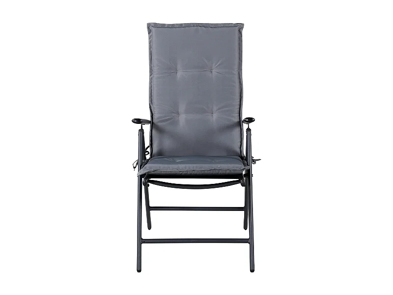 Cushio tuinkussen tot 5 pos. fauteuil grijs.