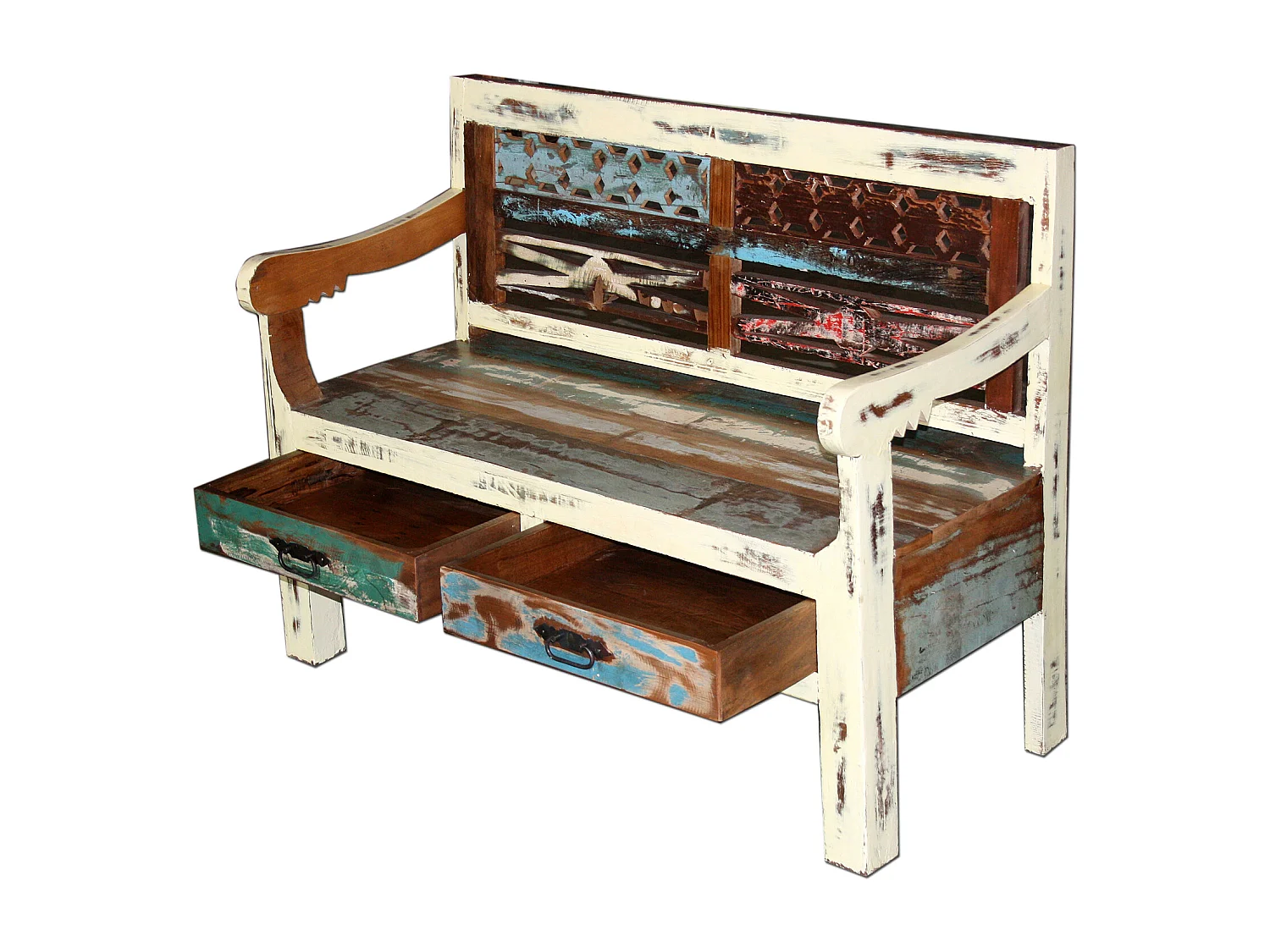 Cabeceira de cama Armário de cabeceira Cinza Nature